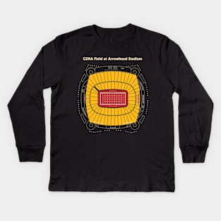 GEHA Field at Arrowhead Stadium Kids Long Sleeve T-Shirt